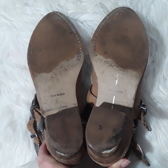 Dolce Vita | Tan Western Style Buckle Booties - Picture 6 of 7